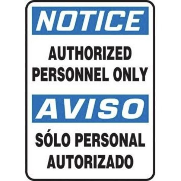 Accuform BILINGUAL OSHA NOTICE Safety Sign SBMADC802XP SBMADC802XP - main